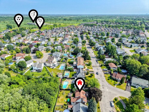 Aerial View - 7243 Rue Des Martinets, Laval (Duvernay), QC - Outdoor With View