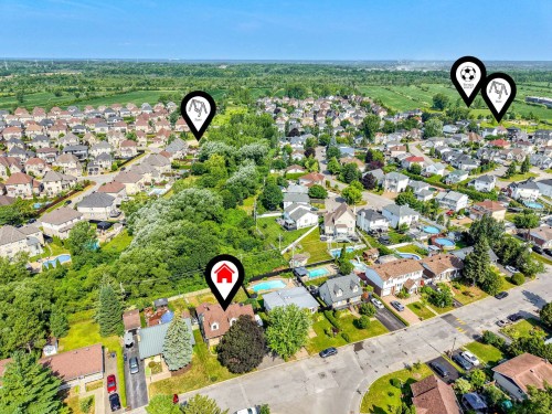 Aerial View - 7243 Rue Des Martinets, Laval (Duvernay), QC - Outdoor With View