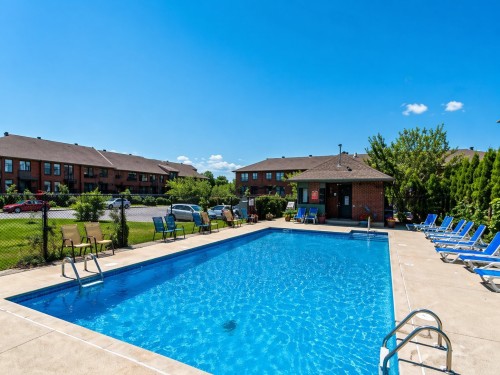 Piscine - 3-785 32E Avenue, Montréal (Lachine), QC - Outdoor With In Ground Pool With Backyard