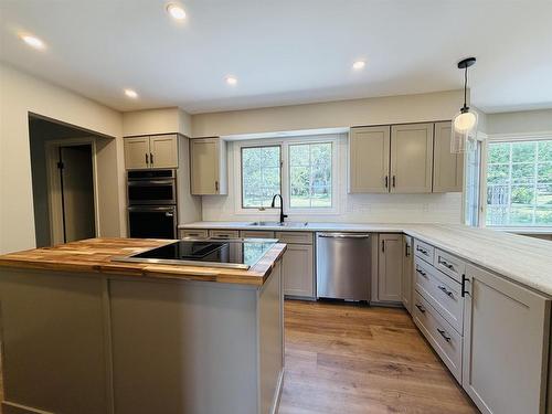 253 Riverview Drive, Dryden, ON - Indoor Photo Showing Kitchen With Stainless Steel Kitchen With Double Sink With Upgraded Kitchen