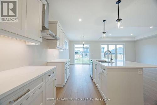 155 Shaw Valley Drive, St. Thomas, ON - Indoor Photo Showing Kitchen With Upgraded Kitchen