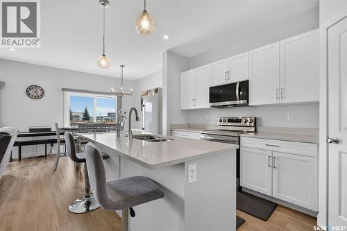 8 Aspen Place, Humboldt, SK - Indoor Photo Showing Kitchen With Stainless Steel Kitchen With Double Sink With Upgraded Kitchen