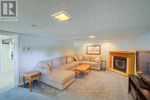 45 William Street E, Minto, ON - Indoor Photo Showing Living Room With Fireplace