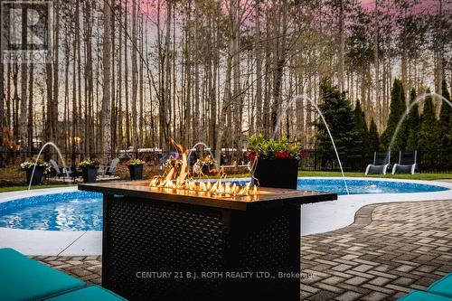12 Lloyd Cook Drive E, Springwater, ON - Outdoor With In Ground Pool With Backyard