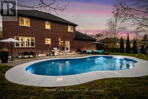 12 Lloyd Cook Drive E, Springwater, ON - Outdoor With In Ground Pool
