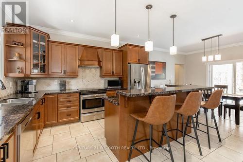 12 Lloyd Cook Drive E, Springwater, ON - Indoor Photo Showing Kitchen With Double Sink With Upgraded Kitchen