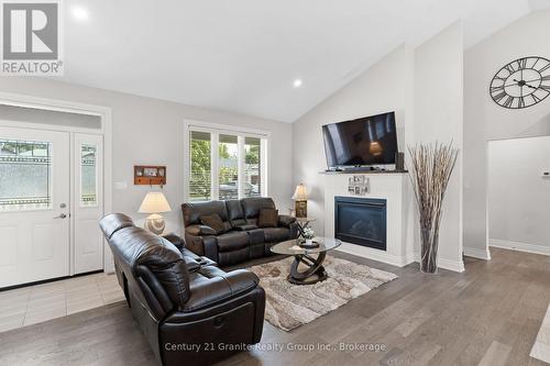 LIVING AREA WITH PROPANE FIREPLACE - 39 Windover Drive, Minden Hills (Lutterworth), ON 