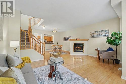 68 Metropole Private, Ottawa, ON - Indoor Photo Showing Living Room With Fireplace