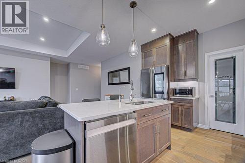 Kitchen - 15 Matheson Crescent, Innerkip, ON - Indoor Photo Showing Kitchen With Double Sink With Upgraded Kitchen