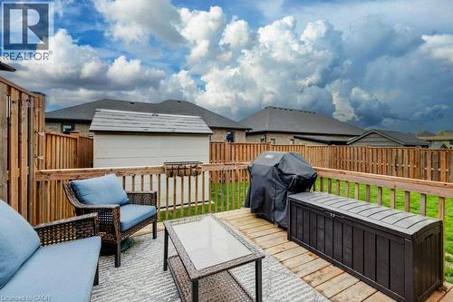 Deck - 15 Matheson Crescent, Innerkip, ON - Outdoor With Deck Patio Veranda With Exterior