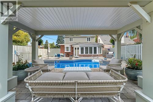 12 Wenonah Drive, Mississauga, ON - Outdoor With In Ground Pool With Deck Patio Veranda With Exterior