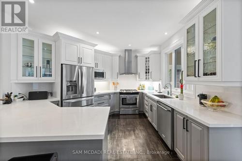 1195 Crestdale Road, Mississauga, ON - Indoor Photo Showing Kitchen With Stainless Steel Kitchen With Upgraded Kitchen
