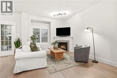 1361 Stephenson Drive, Burlington, ON - Indoor Photo Showing Living Room With Fireplace
