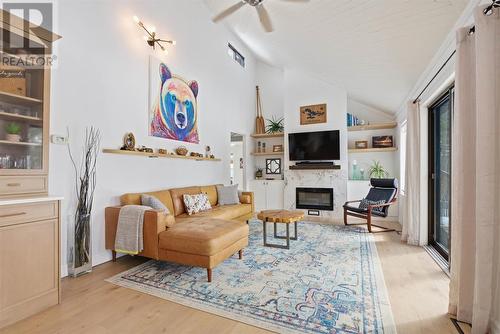 1161 Lau Camp Rd, Algoma Mills, ON - Indoor Photo Showing Living Room With Fireplace