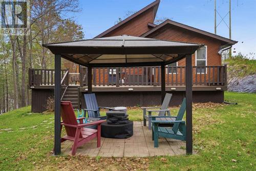 1161 Lau Camp Rd, Algoma Mills, ON - Outdoor With Deck Patio Veranda With Exterior