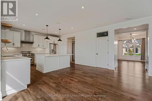 569 Eclipse Walk, London North (North B), ON - Indoor Photo Showing Kitchen With Upgraded Kitchen