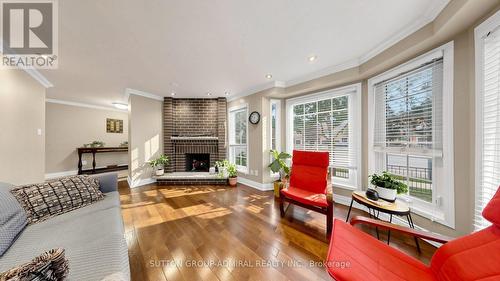 78 Alameda Circle, Vaughan, ON - Indoor Photo Showing Living Room With Fireplace