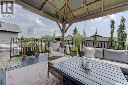 621 Braun Lane, Warman, SK - Outdoor With Deck Patio Veranda With Exterior