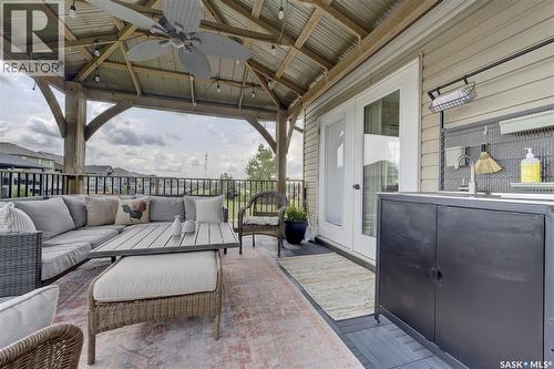 621 Braun Lane, Warman, SK - Outdoor With Deck Patio Veranda With Exterior