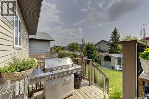 621 Braun Lane, Warman, SK - Outdoor With Deck Patio Veranda With Exterior