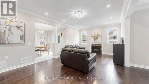 232 Stonebridge Drive, Markham, ON - Indoor Photo Showing Living Room With Fireplace