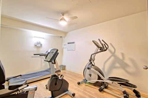 Exercise Room - 501-1121 Rue Mistral, Montréal (Villeray/Saint-Michel/Parc-Extension), QC - Indoor Photo Showing Gym Room