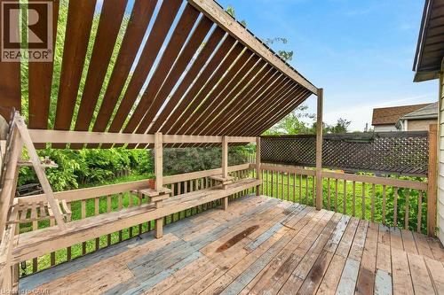 Deck - 23 Harrison Avenue, Hamilton, ON - Outdoor With Deck Patio Veranda With Exterior