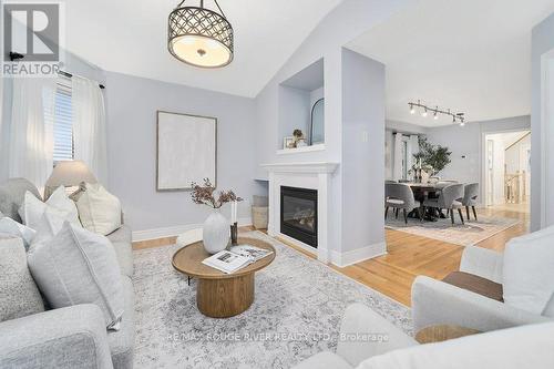 176 Bathgate Crescent, Clarington, ON - Indoor Photo Showing Living Room With Fireplace