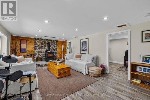 2694 County Road 6 E, Douro-Dummer, ON - Indoor With Fireplace