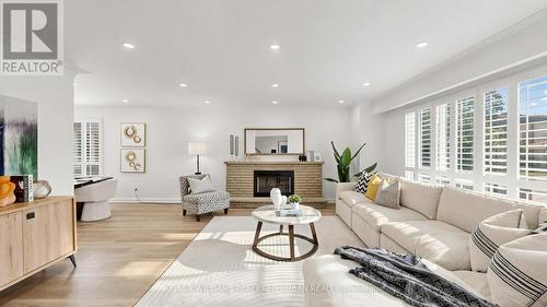 104 Otonabee Avenue, Toronto, ON - Indoor Photo Showing Living Room With Fireplace