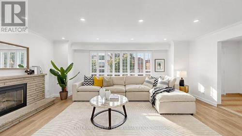 104 Otonabee Avenue, Toronto, ON - Indoor Photo Showing Living Room With Fireplace