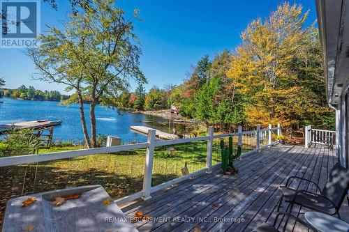 1012 Armstrong Road, Gravenhurst, ON - Outdoor With Body Of Water With Deck Patio Veranda