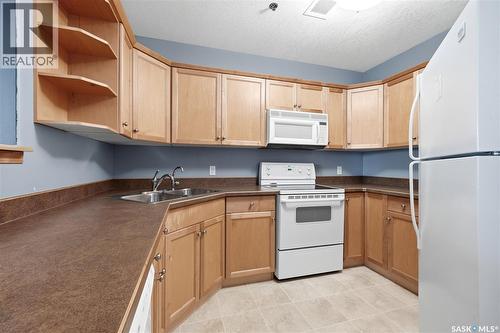 1102 1914 Hamilton Street, Regina, SK - Indoor Photo Showing Kitchen With Double Sink