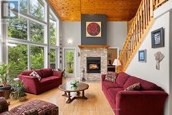 2 way wood burning fireplace - 
