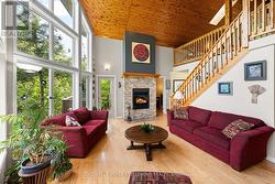 Stairs to the loft tv room/den - 