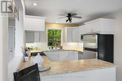 Granite counters fresh white cabinets - 