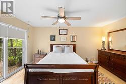 Primary bedroom with door to deck - 