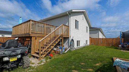 73 York Crescent, Steinbach, MB - Outdoor With Deck Patio Veranda With Exterior