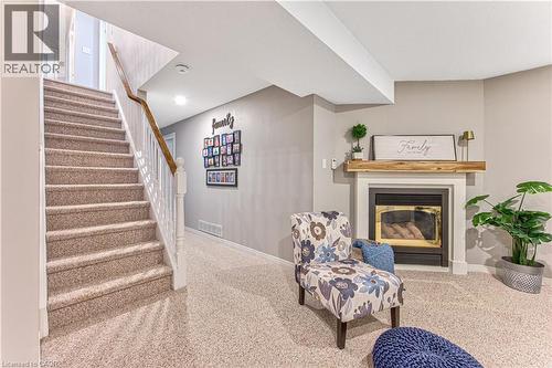 418 Sandbanks Crescent, Waterloo, ON - Indoor With Fireplace