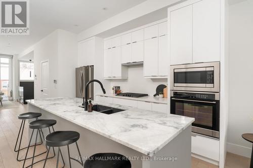 167 Sammon Avenue, Toronto, ON - Indoor Photo Showing Kitchen With Double Sink With Upgraded Kitchen