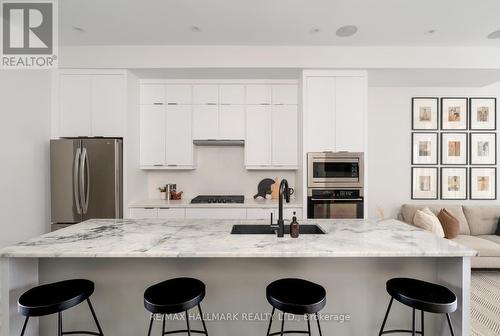 167 Sammon Avenue, Toronto, ON - Indoor Photo Showing Kitchen With Upgraded Kitchen