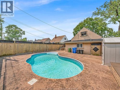 4891 Seminole, Windsor, ON - Outdoor With In Ground Pool With Backyard