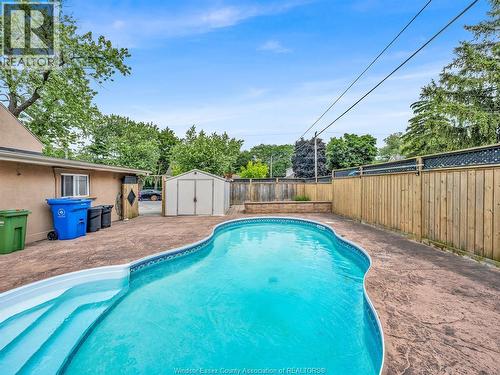 4891 Seminole, Windsor, ON - Outdoor With In Ground Pool With Backyard