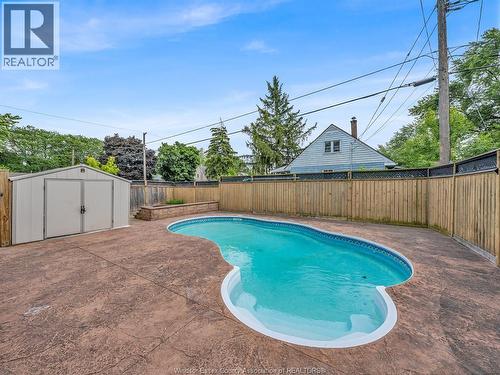 4891 Seminole, Windsor, ON - Outdoor With In Ground Pool With Backyard