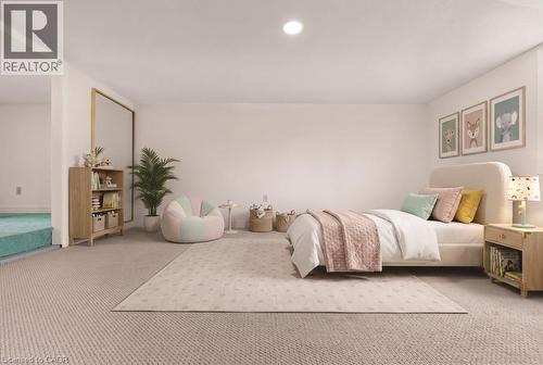 VIRTUALLY STAGED - 345 Berkindale Drive, Hamilton, ON - Indoor Photo Showing Bedroom