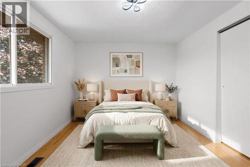 VIRTUALLY STAGED - 345 Berkindale Drive, Hamilton, ON - Indoor Photo Showing Bedroom