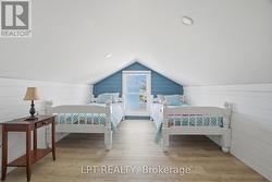 Room for several beds in the loft. - 