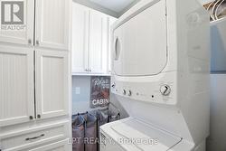 Washer and dryer in the bunkie. - 