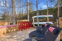 Bar area and kayaks at the boat dock. Rent $1800 - 