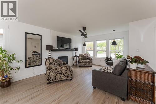 5940 Kovachich Drive, Prince George, BC - Indoor Photo Showing Living Room With Fireplace